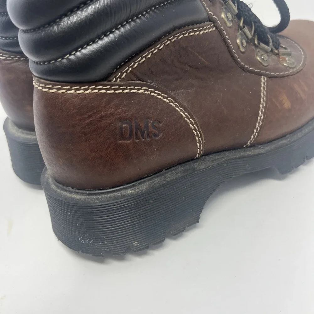 Vintage Dr. Martens 8731 Brown Leather Boots Made England Chunky Men's 5 (US 6)